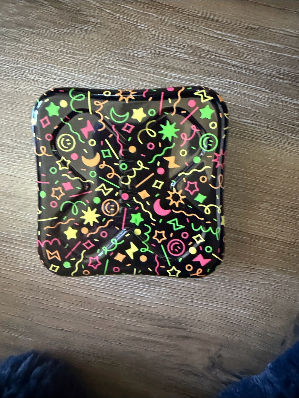 Empty welly bandaid container stars moon EUC